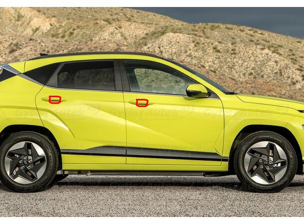 Dørhåndtakbeskyttere. Folie. PPF Hyundai Kona EV 2023-> 